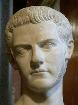 Caligula Roman Emperor reigned 37-41 CE  Musee du  Louvre Paris